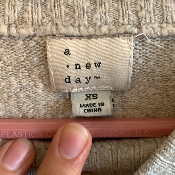 Light gray sweater. Good quality. No rips, holes, or stains. - Picture 3 of 4